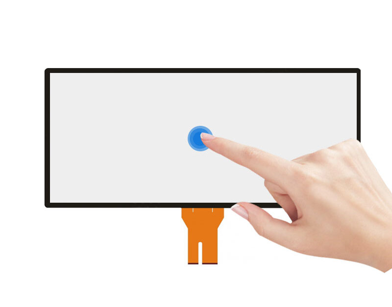 34 Inch Capacitive Touch Screen G+G Multi-touch USB I2C Digital Signage ...
