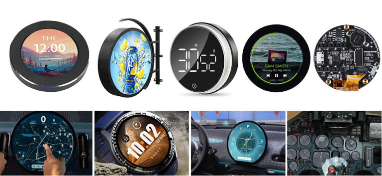 1.8 Inch Circular Display 360x360 SPI IPS Round LCD Display For ...