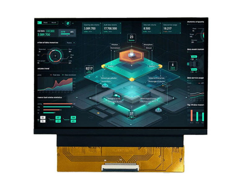 6.2 Inch 4K 3840x2400 Monochrome LCD Display MIPI IPS LCD Module For 3D ...