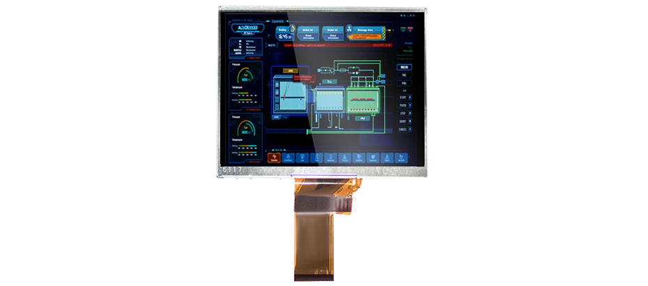 COM50H5M81XLC Ortustech 5 Inch Transflective Display 320×240 Parallel RGB TFT LCD Display