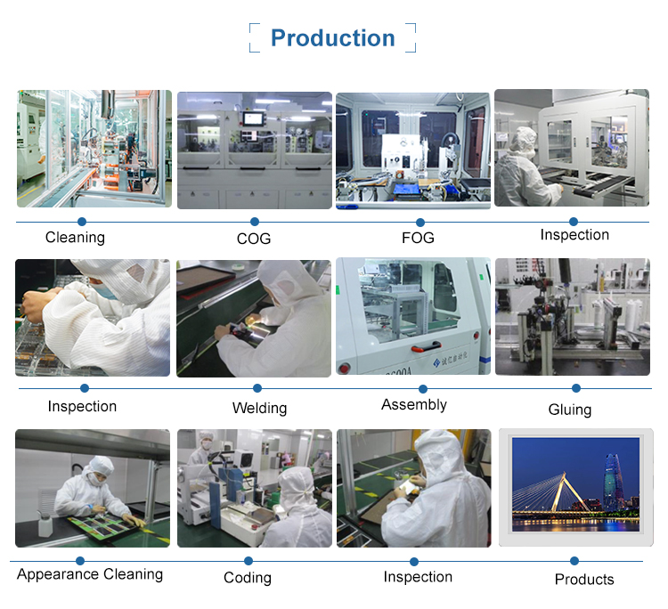 Industrial display 7 inch capacitive touch operation console terminal ...