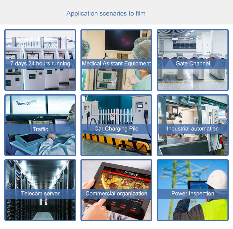 12 inch control display capacitor resistance touch panel pc embedded ...