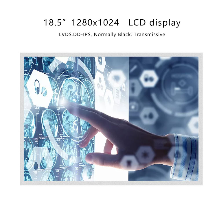 R190EFE-L53 Innolux 19 Inch TFT LCD Display 1280x1024 LVDS Interface ...
