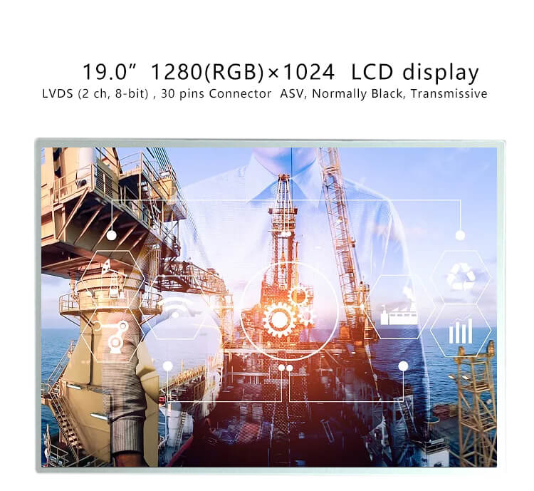 LQ190E1LX75T-19 Inch 1280x1024 TFT LCD Panel
