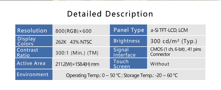 NL8060BC26-10.4inch-800(RGB)×600-CMOS-5