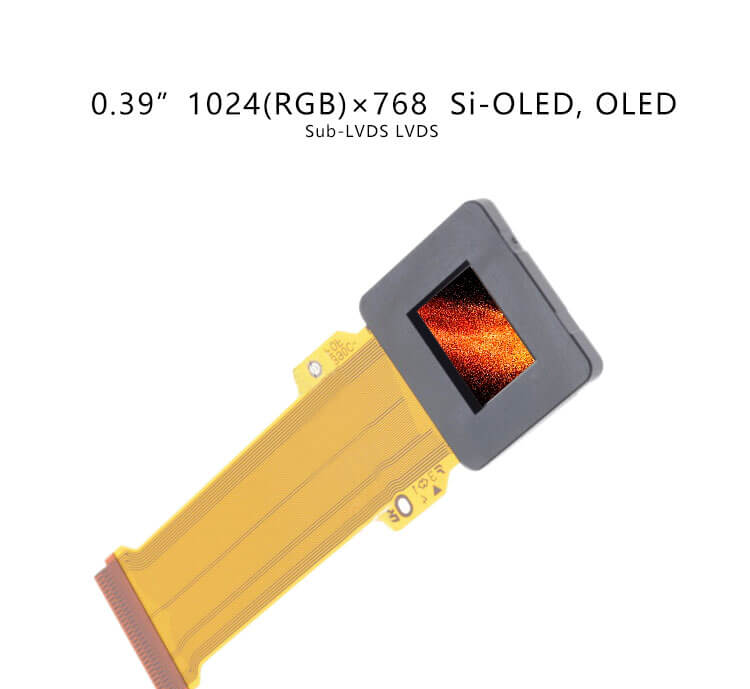 ECX334C-0.39inch-1024(RGB)×768-Sub-LVDS-LCD