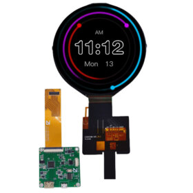 5 inch 1080x1080 Round LCD Display With MIPI To HDMI Board Medical Instrument LCD Screen. 