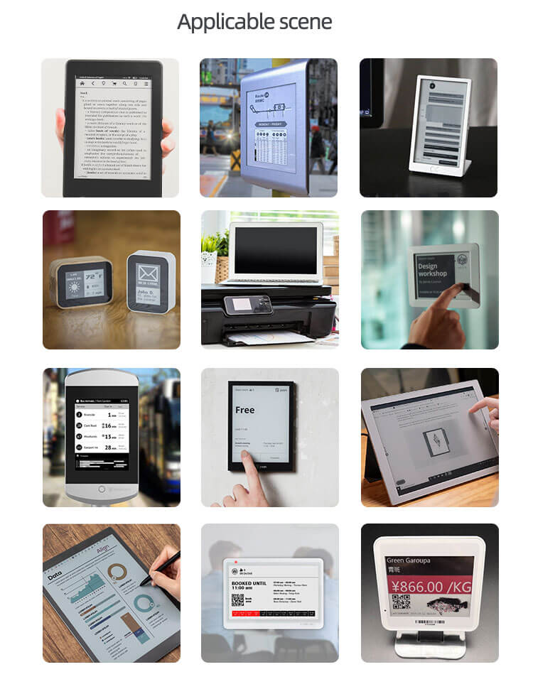 6 Inch Electronic Ink Screen 800x600 Electronic Paper Touch Screen With ...