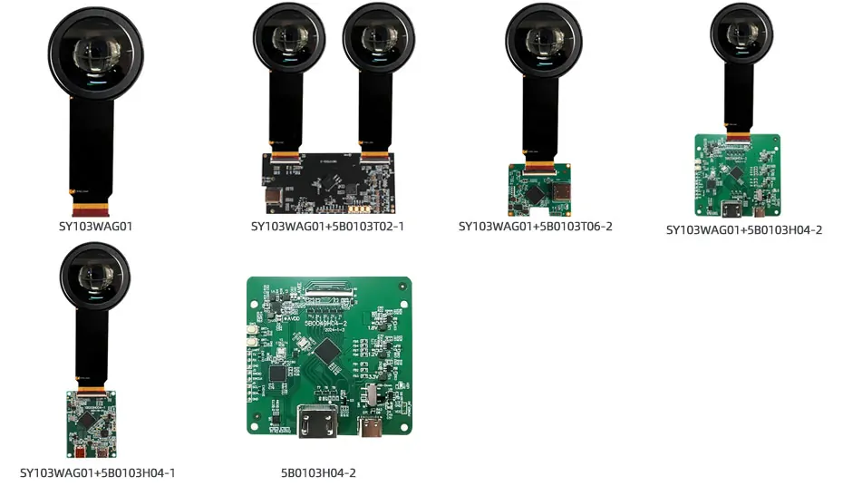 SY103WAG01 1.03 Inch Micro OLED Display 2560×2560 MIPI 1800nits High Brightness OLED Display With Driver Board For EVF AR Red Dot Sight Display Solutions