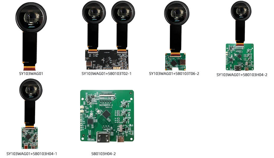SY103WAG01 1.03 Inch Micro OLED Display 2560×2560 MIPI 1800nits High Brightness OLED Display With Driver Board For EVF AR Red Dot Sight Display Solutions