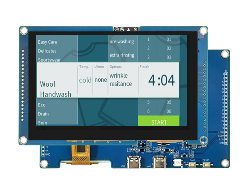 5 Inch 800x480 TFT Display ESP32 RGB IPS Touch Screen Arduino LVGL WIFI ...