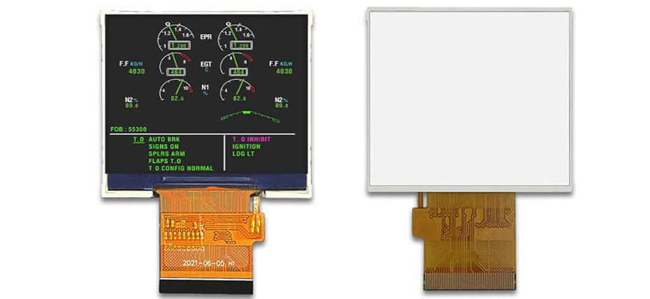 2 Inch TFT LCD Display 320×240 CPU RGB 600nits High Brightness IPS LCD ...