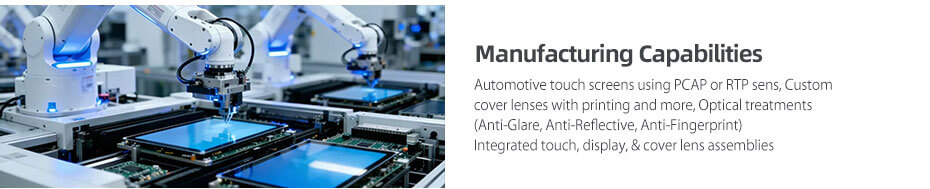 Youritech Automotive Display Manufacturing Capabilities