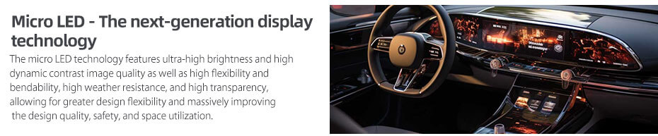Youritech Automotive Display Micro LED - The next-generation displaytechnology