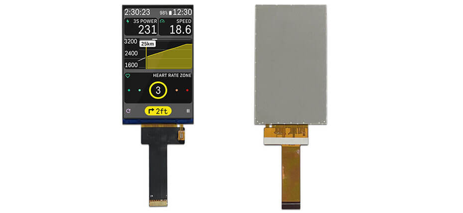 3.5 Inch TFT LCD Display 480×800 MIPI IPS LCD Display For Automotive