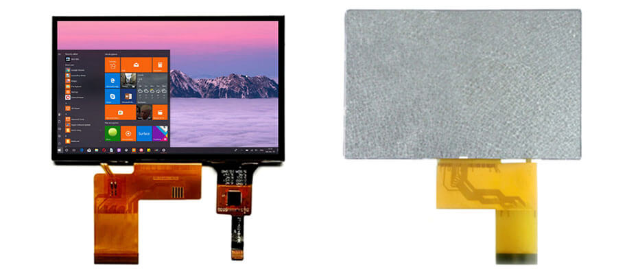 4.3 Inch TFT LCD Display 800×480 TTL High Brightness 1000nits Wide Temperature IPS LCD Display For Automotive