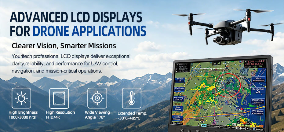 How to Choose the Right High-Brightness Display for Drones - YOURITECH