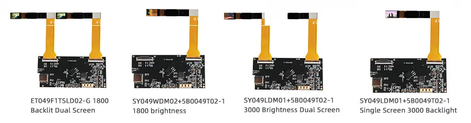 0.49 Inch Micro OLED Display 1920×1080 MIPI 1800nits High Brightness OLED Display With Driver Board For EVF AR Red Dot Sight Display Solutions