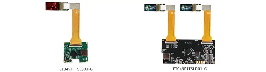 0.49 Inch Micro OLED Display 1920×1080 MIPI 1800nits High Brightness OLED Display With Type-c Driver Board For EVF AR Red Dot Sight Display Solutions