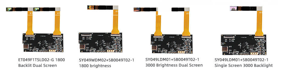 0.49 Inch Micro OLED Display 1920×1080 MIPI 1800nits High Brightness OLED Display With Driver Board For EVF AR Red Dot Sight Display Solutions