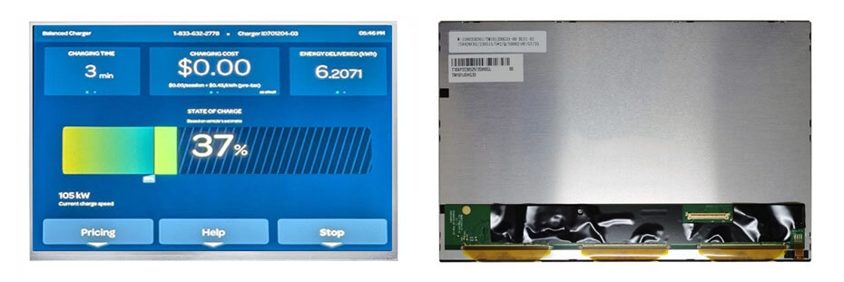 TM101JDHG33-00 10.1 Inch TFT LCD Display 1280×800 High Brightness LVDS Wide Temperature LCD Display For EV Charger