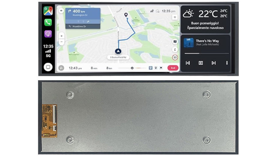 10.3 Inch TFT LCD Display 720×1920 MIPI Wide Temperature LCD Display With In-Cell Touch