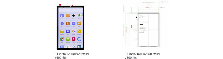 TV110WUM-LM0 11 Inch TFT LCD Display 1200×1920 MIPI LCD Display With In-Cell Touch