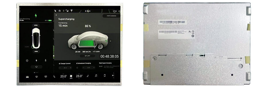G121STN02.1 12.1 Inch TFT LCD Display 800×600 High Brightness 1500nits LVDS Wide Temperature LCD Display For EV Charger