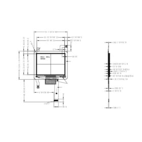 2.8 Inch TFT LCD Display 480×360 MIPI LCD Display With In-Cell Touch. 
