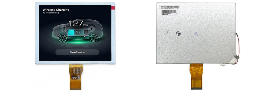 TM080SDHG02-41 8 Inch TFT LCD Display 800×600 High Brightness Parallel RGB LCD Display For EV Charger