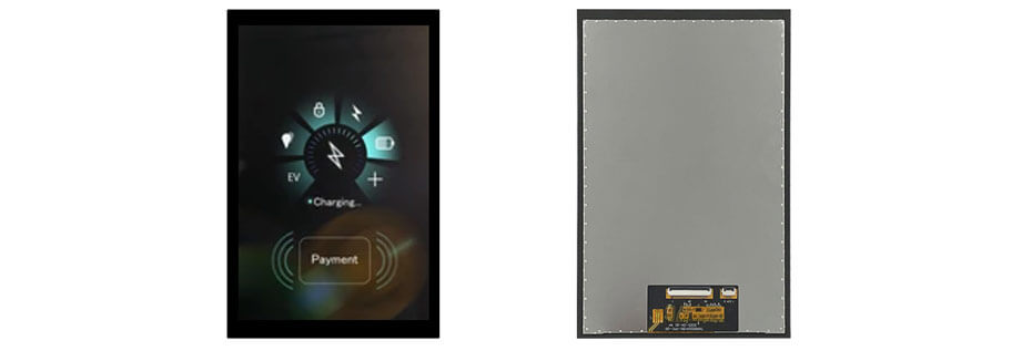 8 Inch TFT LCD Display 800×1280 High Brightness MIPI LCD Display With In-Cell Touch For EV Charger