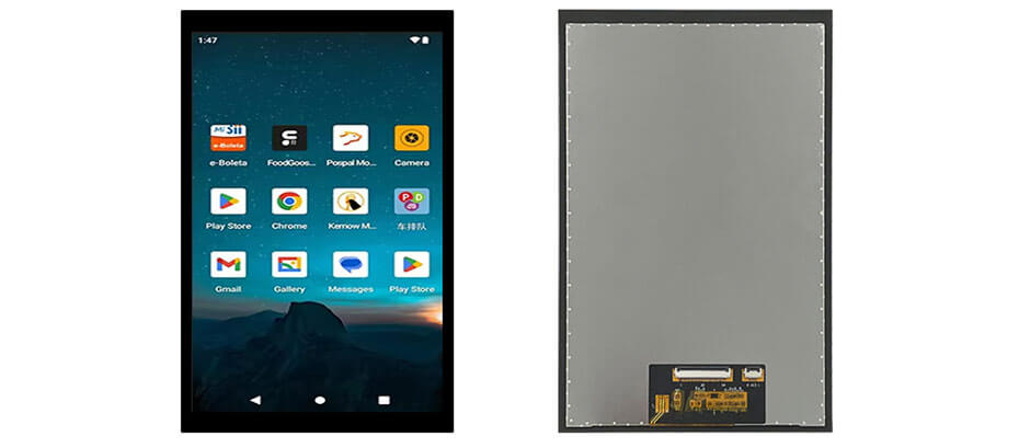 8 Inch TFT LCD Display 800×1280 MIPI High Brightness LCD Display With In-Cell Touch