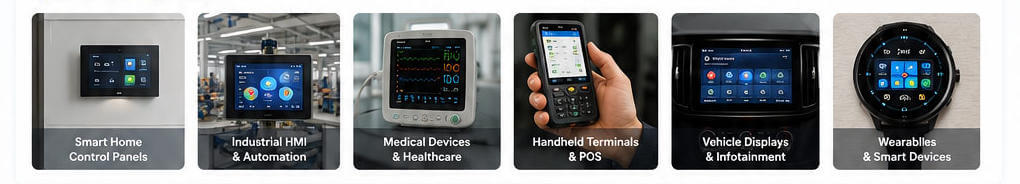 Applications For Youritech In-Cell Touch Display