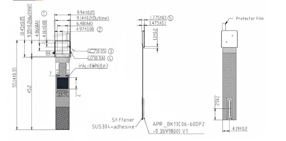 SY032WEM01-91 0.32 Inch Micro OLED Display 800×600 RGB MIPI OLED Display For EVF AR Red Dot Sight Display Solutions