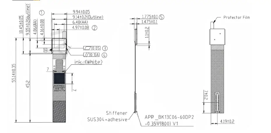 SY032WEM01-91 0.32 Inch Micro OLED Display 800×600 RGB MIPI OLED Display For EVF AR Red Dot Sight Display Solutions