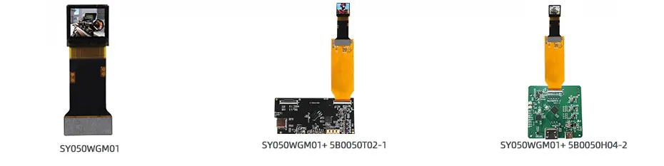 SY050WGM01 0.5 Inch Micro OLED Display 1600×1200 MIPI 1000nits High Brightness OLED Display With Driver Board For EVF AR Red Dot Sight Display Solutions