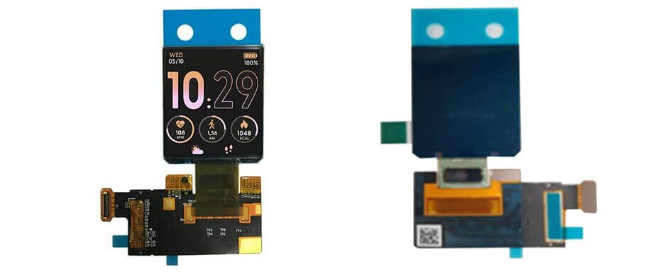 U128BLA03.0 1.28 Inch AMOLED Display 416×416 MIPI LCD Display With In-Cell Touch
