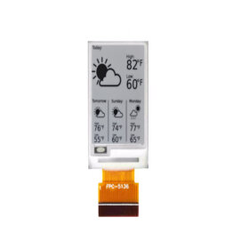 0.97 Inch Monochrome E Ink Display 184x88 SPI Low Power ePaper Electronic Paper Screen. 