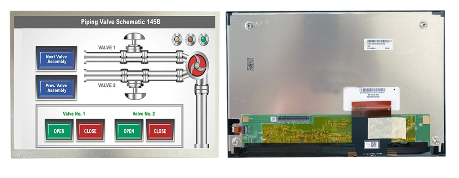 C101UAB01.0 10.1 Inch TFT LCD Display 1920×1200 LVDS Wide Temperature LCD Display With On-Cell Touch