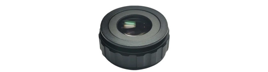 12.5× Monocular Focusable Eyepiece for 0.38-Inch & 0.40-Inch LCD Displays with Multi-Element Glass Lens and Metal Housing