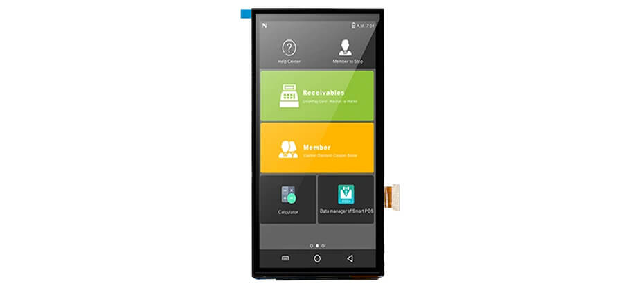 6.1 Inch AMOLED Display 1080x2160 OLED Display With On-Cell Touch