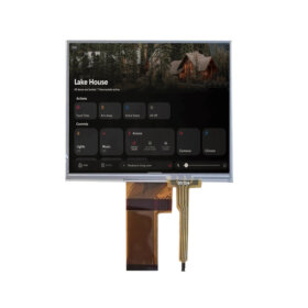 COM50T5124XTC Ortustech 5 Inch Blanview Display 320×240 Parallel RGB TFT LCD Display With 4-wire Resistive Touch. 