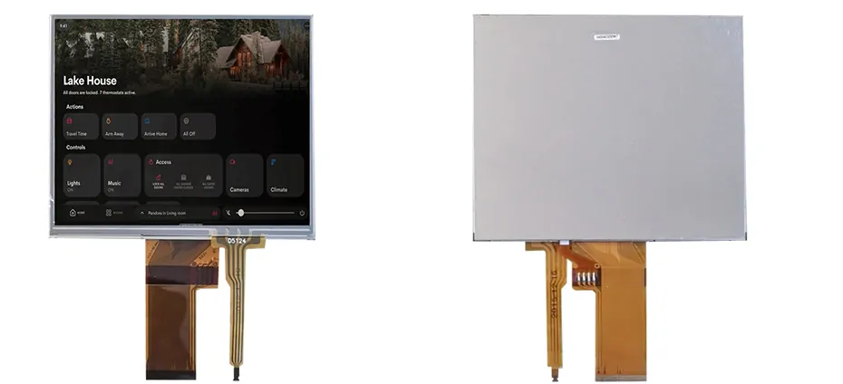 COM50T5124XTC Ortustech 5 Inch Blanview Display 320×240 Parallel RGB TFT LCD Display With 4-wire Resistive Touch