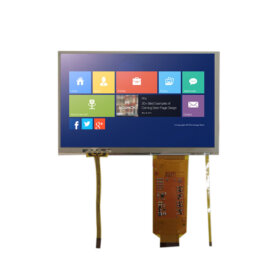 COM70T7M08ZTC Ortustech 7 Inch Blanview Display 800×480 Parallel RGB TFT LCD Display With 4-wire Resistive Touch. 