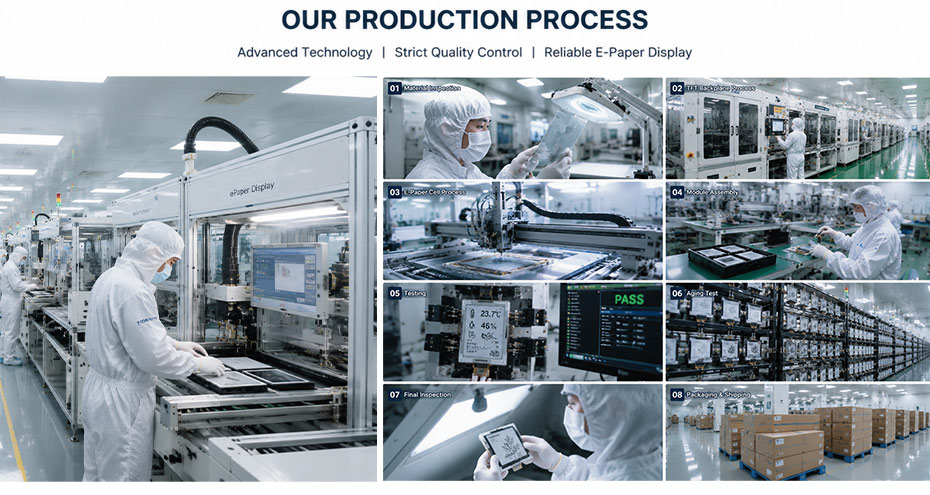 Youritech E-Paper Display R&D & Manufacturing Capabilities