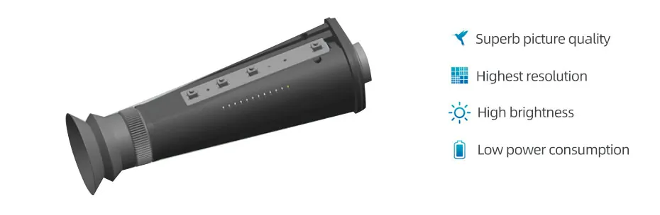 Handheld HD Infrared Thermal Imaging Camera for Complete Darkness Portable Thermal Night Vision Solution.