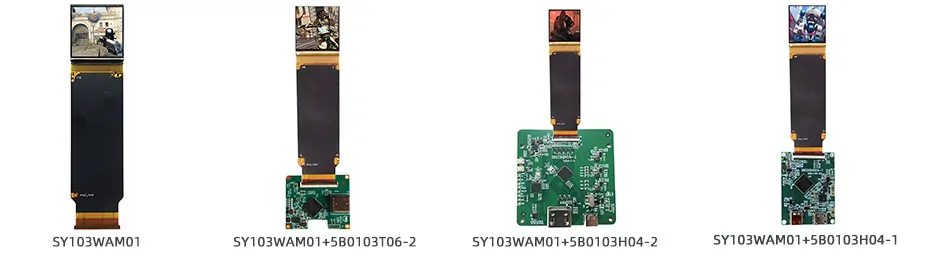 SY103WAM01 1 Inch Micro OLED Display 2560×2560 MIPI 1800nits High Brightness OLED Display With Driver Board For EVF AR Red Dot Sight Display Solutions