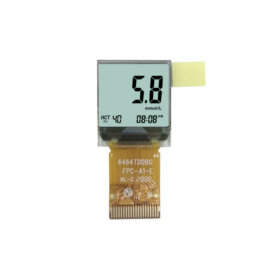 0.6 Inch PMOLED Display 64×64 SPI OLED Display For Healthcare & Medical Display Solution. 