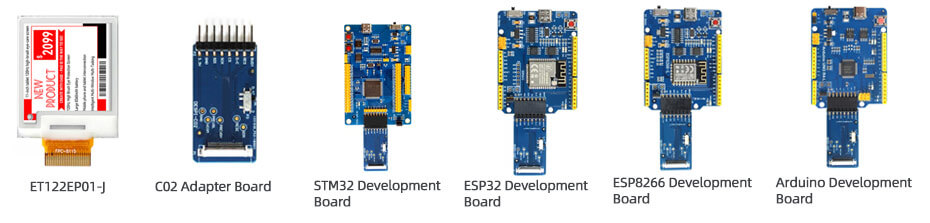 1.22 Inch E Ink Display Module 176×192 SPI 0.3s Partial Refresh Electronic Paper Display