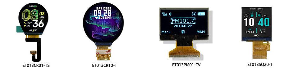1.3 Inch TFT LCD Display 240×240 CPU LCD Display For Healthcare & Medical Display Solution
